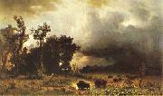 Buffalo Trail Albert Bierstadt